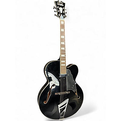 Used 2020s D'Angelico EXL-1 Black Hollow Body Electric Guitar