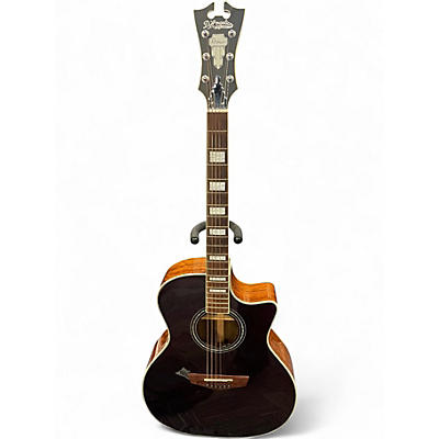 Used 2020s D'Angelico Premier Series Burgundy Solid Body Electric Guitar