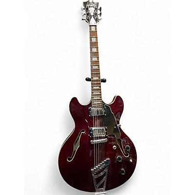 Used 2020s D'Angelico dapdtwnctcb red Hollow Body Electric Guitar