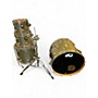 Used 2020s DW 4 Piece SSC Collector's Series Nickle Sparkle Glass Drum Kit Nickle Sparkle Glass