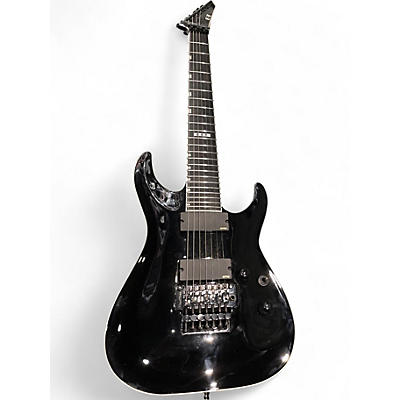 Used 2020s ESP E-II Horizon FR7 Black Solid Body Electric Guitar