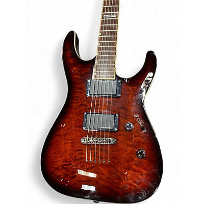 Used 2020s ESP LTD MH350NT Brown Solid Body Electric Guitar