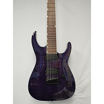 ESP Used 2020s ESP SH-207 Trans Purple Solid Body Electric Guitar