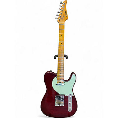 Used 2020s Eart Corsair Nk-C1 Trans Red Solid Body Electric Guitar