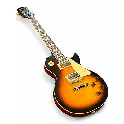 Used 2020s Epiphone 1959 Reissue Les Paul Standard Vintage Sunburst Solid Body Electric Guitar