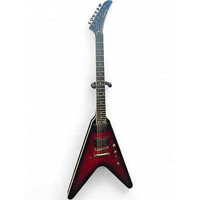 Used 2020s Epiphone DAVE MUSTAINE FLYING V Prophecy Aged Dark Red Burst Solid Body Electric Guitar