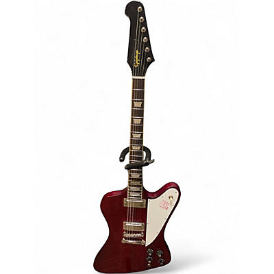 Used 2020s Epiphone Firebird Studio Red Solid Body Electric Guitar