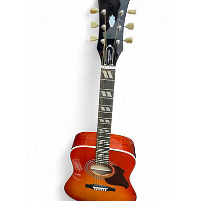Used 2020s Epiphone Hummingbird Artist Faded Cherry Acoustic Guitar