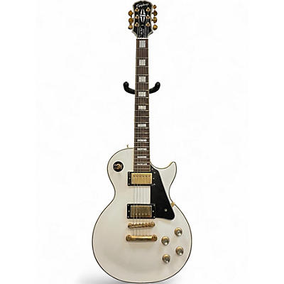 Used 2020s Epiphone  LES PAUL CUSTOM Alpine White Solid Body Electric Guitar