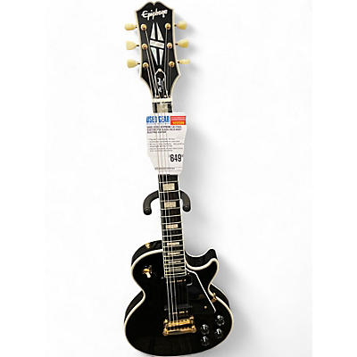 Epiphone Used 2020s Epiphone LES PAUL CUSTOM P90 Black Solid Body Electric Guitar