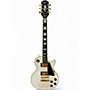 Used 2020s Epiphone Les Paul Custom White Solid Body Electric Guitar White