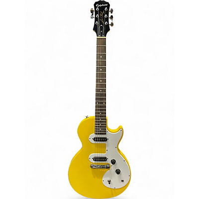 Used 2020s Epiphone Les Paul SL Graffiti Yellow Solid Body Electric Guitar