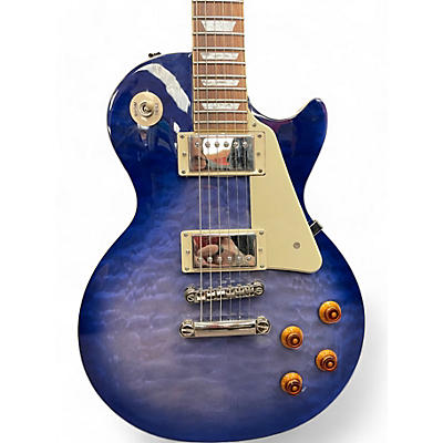 Used 2020s Epiphone Les Paul Standard Pro Blue Sapphire Solid Body Electric Guitar