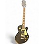 Used 2020s Epiphone Les Paul Traditional Pro IV Black Solid Body Electric Guitar Black