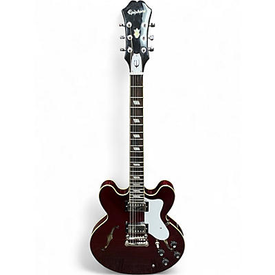 Used 2020s Epiphone Riviera Noel Gallagher Wine Red Hollow Body Electric Guitar