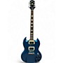 Used 2020s Epiphone SG MUSE Blue Sapphire Solid Body Electric Guitar Blue Sapphire