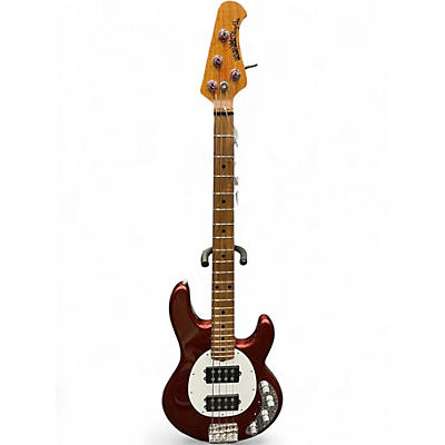 Used 2020s Ernie Ball Stingray HH 4 String Candy Apple Red Electric Bass Guitar