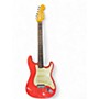 Used 2020s Fender AMERICAN VINTAGE II 1961 REISSUE STRATOCASTER FIESTA RED Solid Body Electric Guitar FIESTA RED