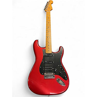 Used 2020s Fender American Ultra 2 HSS Candy Apple Red Solid Body Electric Guitar