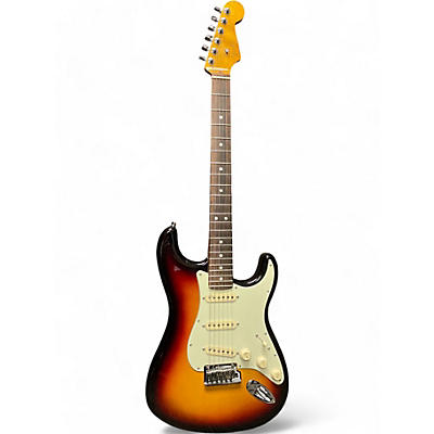 Fender Used 2020s Fender American Ultra Stratocaster 3 Tone Sunburst Solid Body Electric Guitar