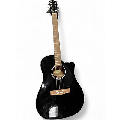 Used 2020s Fender CD60SCE Black Acoustic Electric Guitar