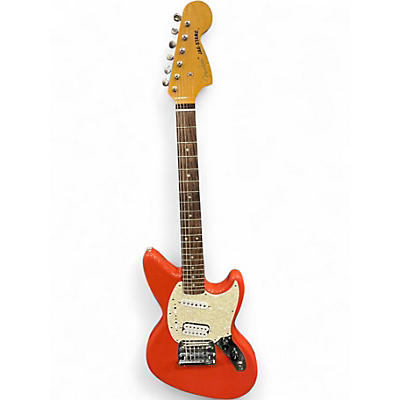 Used 2020s Fender Jagstang Fiesta Red Solid Body Electric Guitar