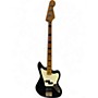 Used 2020s Fender Jaguar Bass Black and White Electric Bass Guitar Black and White