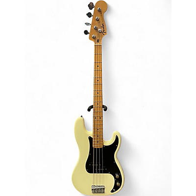 Used 2020s Fender Standard Precision Bass Cream Electric Bass Guitar