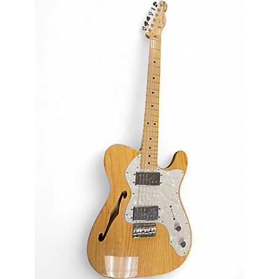 Used 2020s Fender Vintera 70s Telecaster Thinline Natural Hollow Body Electric Guitar