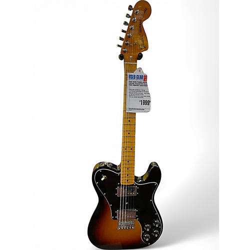 Used 2020s Fender american vintage telecaster deluxe 3 Tone Sunburst Solid Body Electric Guitar 3 Tone Sunburst