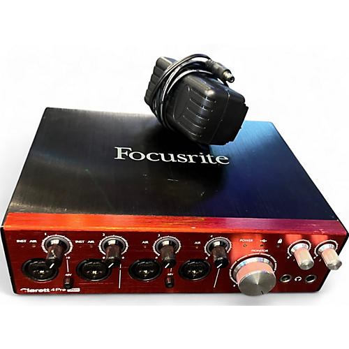 Focusrite Used 2020s Focusrite Clarett 4Pre Audio Interface