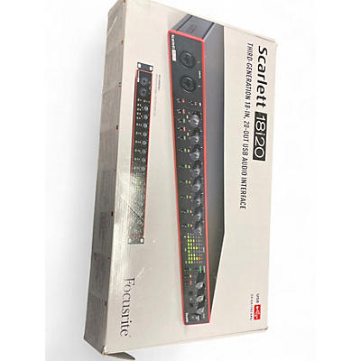 Used 2020s Focusrite Scarlett 18i20 Gen 3 Audio Interface
