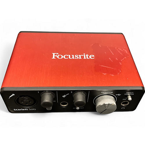 Focusrite Used 2020s Focusrite Scarlett Solo Gen 2 Audio Interface