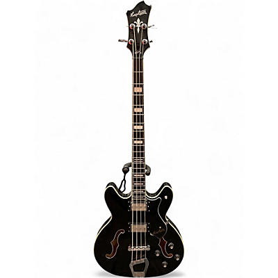 Used 2020s Hagstrom VIKING Black Electric Bass Guitar
