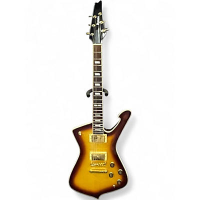 Used 2020s Ibanez IC500 Iceman 2 Tone Sunburst Solid Body Electric Guitar