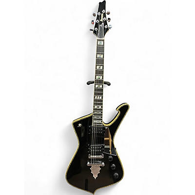 Used 2020s Ibanez ICEMAN PS120 PAUL STANLEY Black Solid Body Electric Guitar