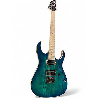 Used 2020s Ibanez RG421AHM Anaconda Burst Solid Body Electric Guitar