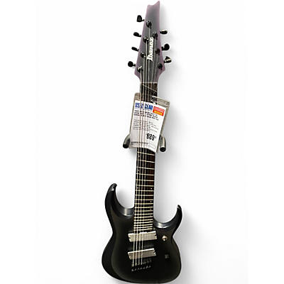 Used 2020s Ibanez RGA71AL Axion Label 7 String Black Aurora Burst Solid Body Electric Guitar