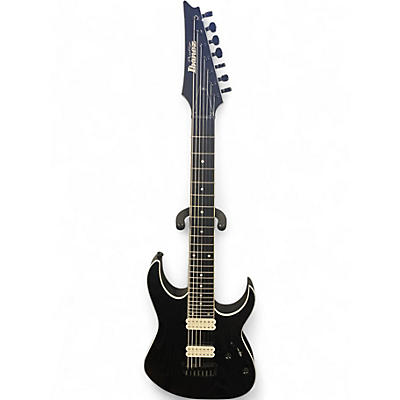 Used 2020s Ibanez RGR752AHBF Black Solid Body Electric Guitar