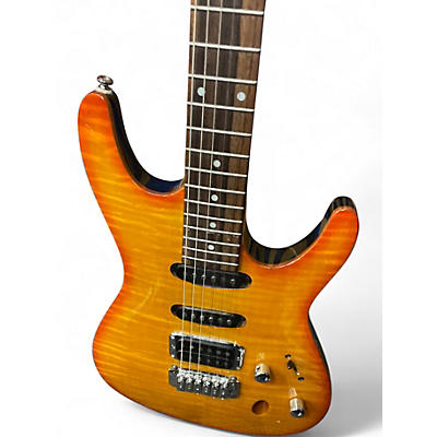 Used 2020s Ibanez SA260FM SA Series Cherry Sunburst Solid Body Electric Guitar