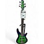 Used 2020s Ibanez SR405 5 String Metallic Aqua Marine Electric Bass Guitar Metallic Aqua Marine