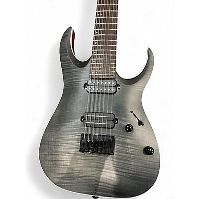 Used 2020s Ibanez rga742fm Gray Solid Body Electric Guitar