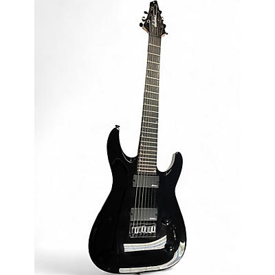 Used 2020s Jackson Dinky Arch Top JS32-7 DKA HT 7-String Electric Guitar Black Solid Body Electric Guitar
