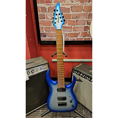 Jackson Used 2020s Jackson Pro Series Misha Mansoor Signature Juggernaut HT7FM Blue Solid Body Electric Guitar Blue