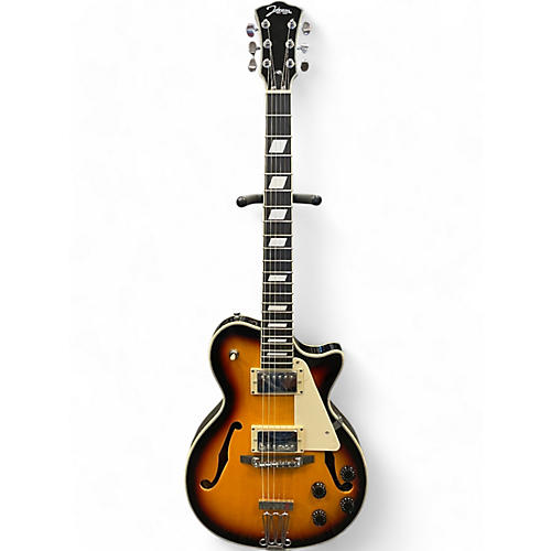 Johnson Used 2020s Johnson JH100 DELTA ROSE 2 Color Sunburst Hollow Body Electric Guitar 2 Color Sunburst