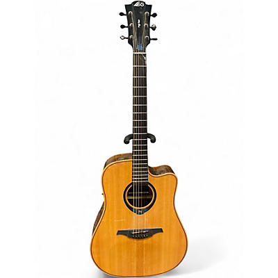 Used 2020s Lag Guitars THV30 DCE Natural Acoustic Electric Guitar