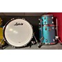 Used Ludwig Used 2020s Ludwig 3 piece Custom Classic Maple Teal Blue Sparkle Drum Kit Teal Blue Sparkle