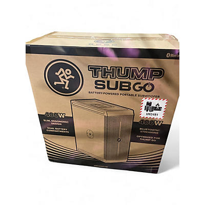 Used 2020s Mackie THUMP SUB GO Powered Subwoofer