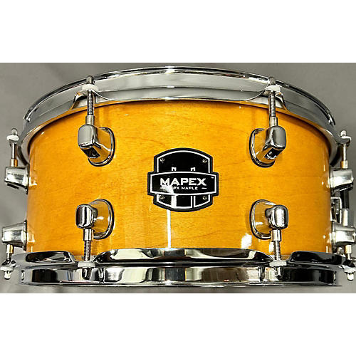 Mapex Used 2020s Mapex 6X13 MPX Maple Drum Gloss Natural Gloss Natural 12