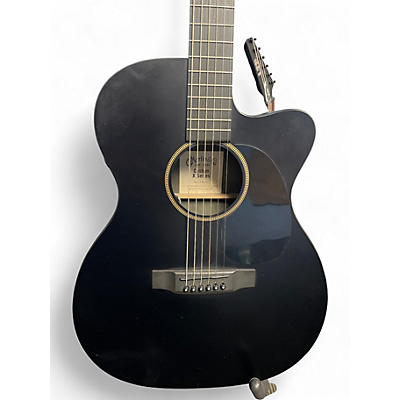 Used 2020s Martin custom x series Black Acoustic Electric Guitar